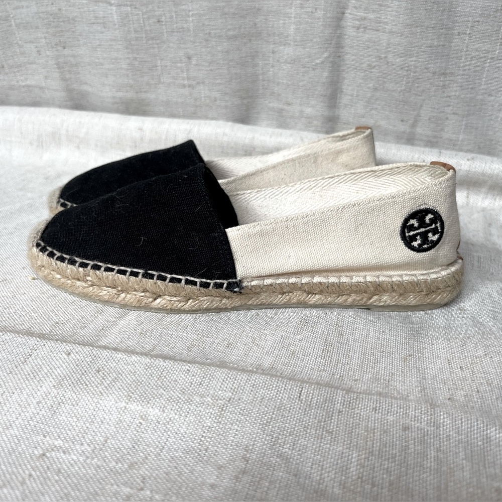 Tory burch color block espadrille canvas size 5